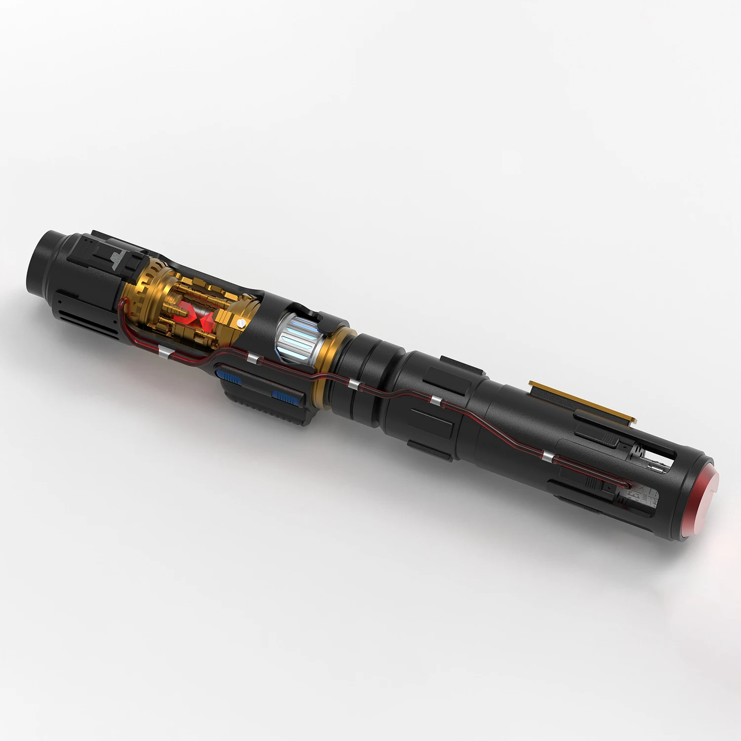 Top Elf Sabers Jedikiller Kylo Ren lightsaber Metal Brass Spinning Crystal Chassis Proffie2.2 Laser Sword Neopixel Collection