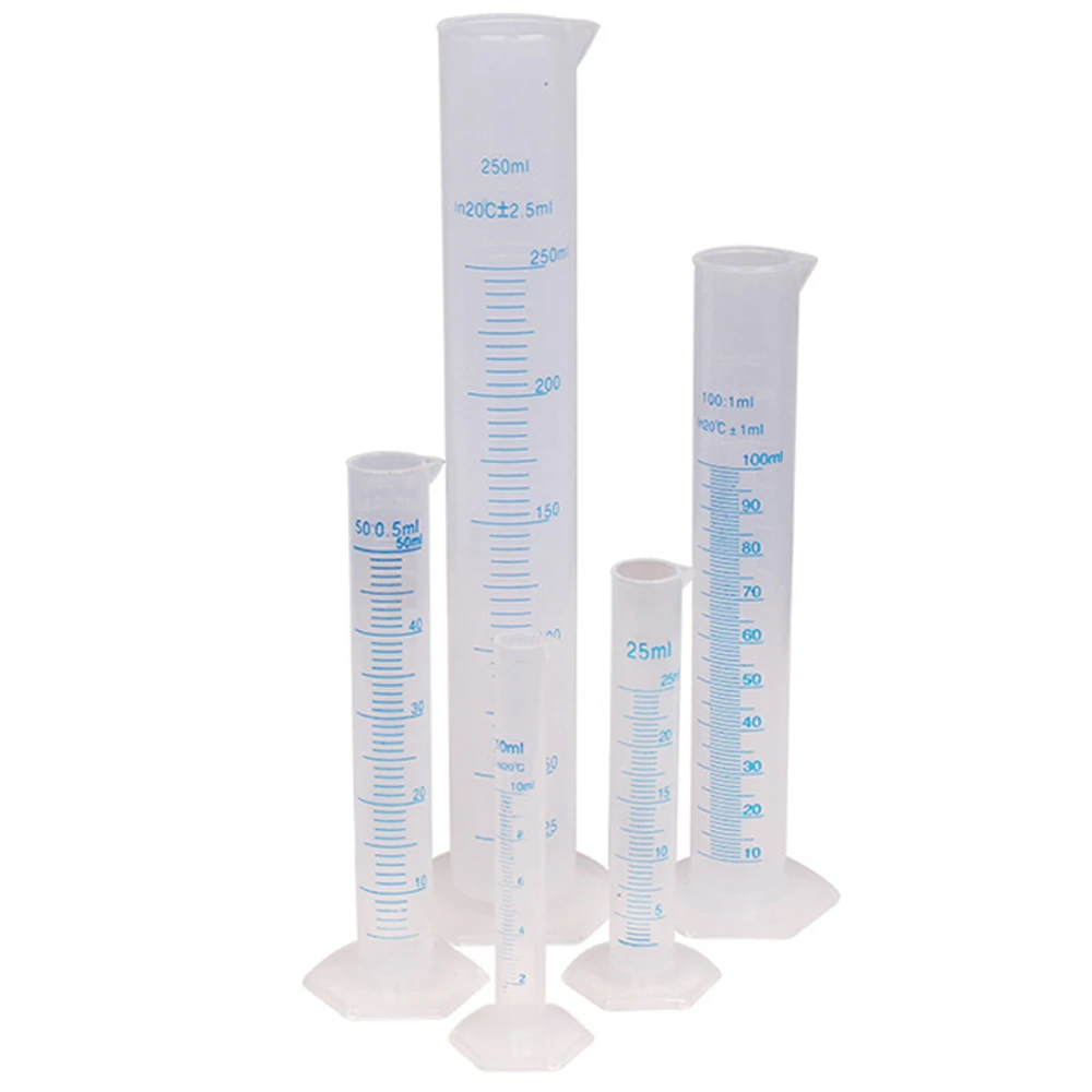 Cooking Chemistry Liquid Measurement Plastic Measuring Cylinder Graduated Tube Measuring Cylinder Graduated Cylinder