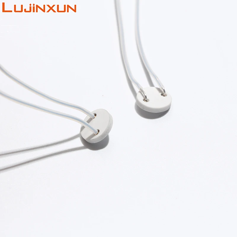LUJINXUN مصغرة الألومينا عنصر التدفئة سخان قطر 9 مللي متر 1.5 مللي متر سميكة 5V12V24V الصناعية الصف التعميم سخان من السيراميك 1 قطعة