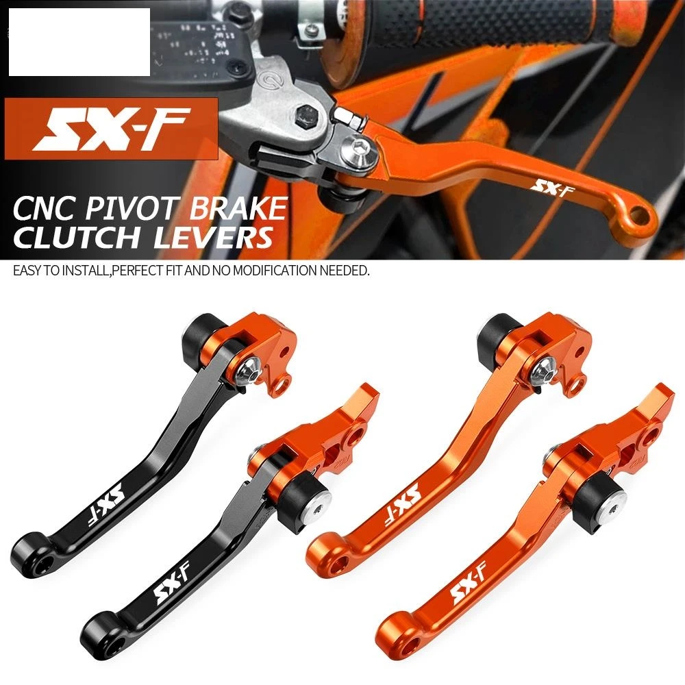 Motorcross CNC Dirt Bike Brake Clutch Levers Stunt Clutch Pull Cable Lever Easy System For 250 SXF 350SXF 450SXF SXF 250 350 450