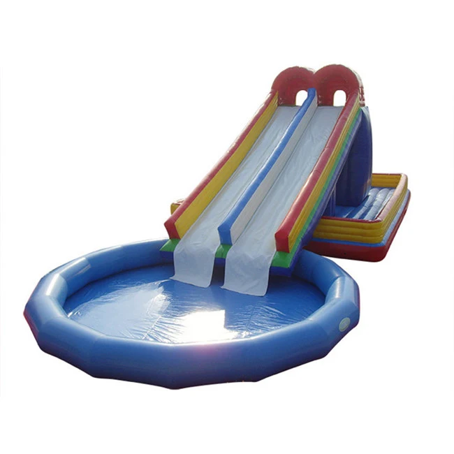 Customized Inflatable Water Slide With Swimming Pool, Water Slide Inflatable for Salepromote sales