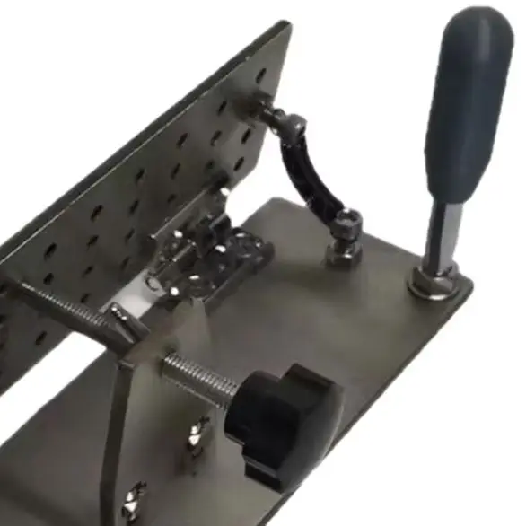 Compact 16x5x5cm Handheld Belt Sander for V Groove Sanding Featuring 304 Stainless Steel Construction and Precise Travel Control