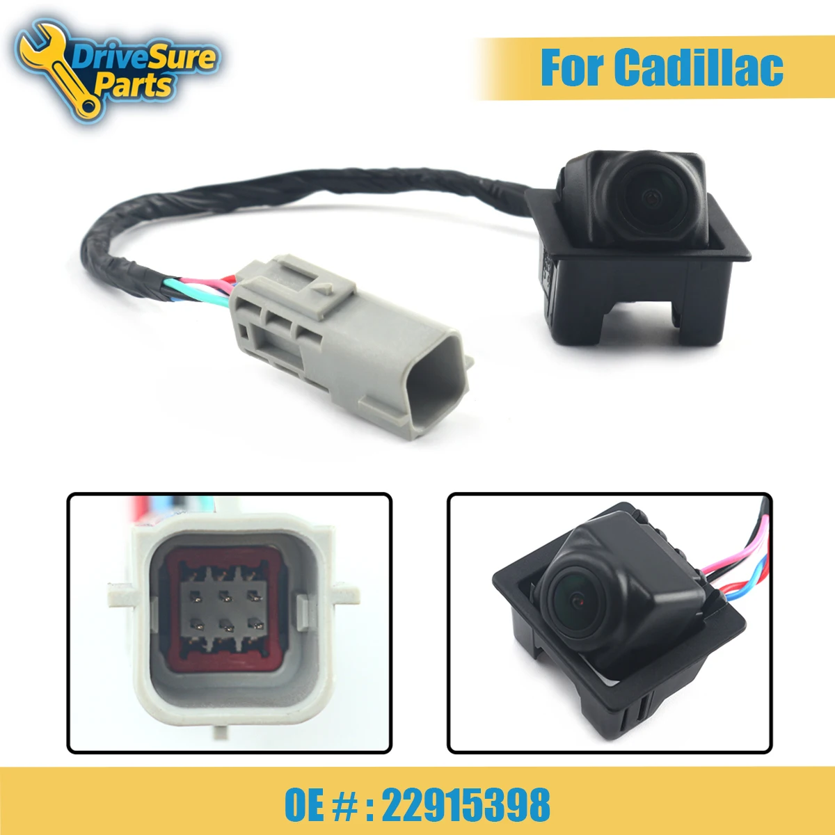 

New Rear View Camera Reverse Park Assist Camera 23205689 For Cadillac GM SRX 2010-2017 15926122 20910350