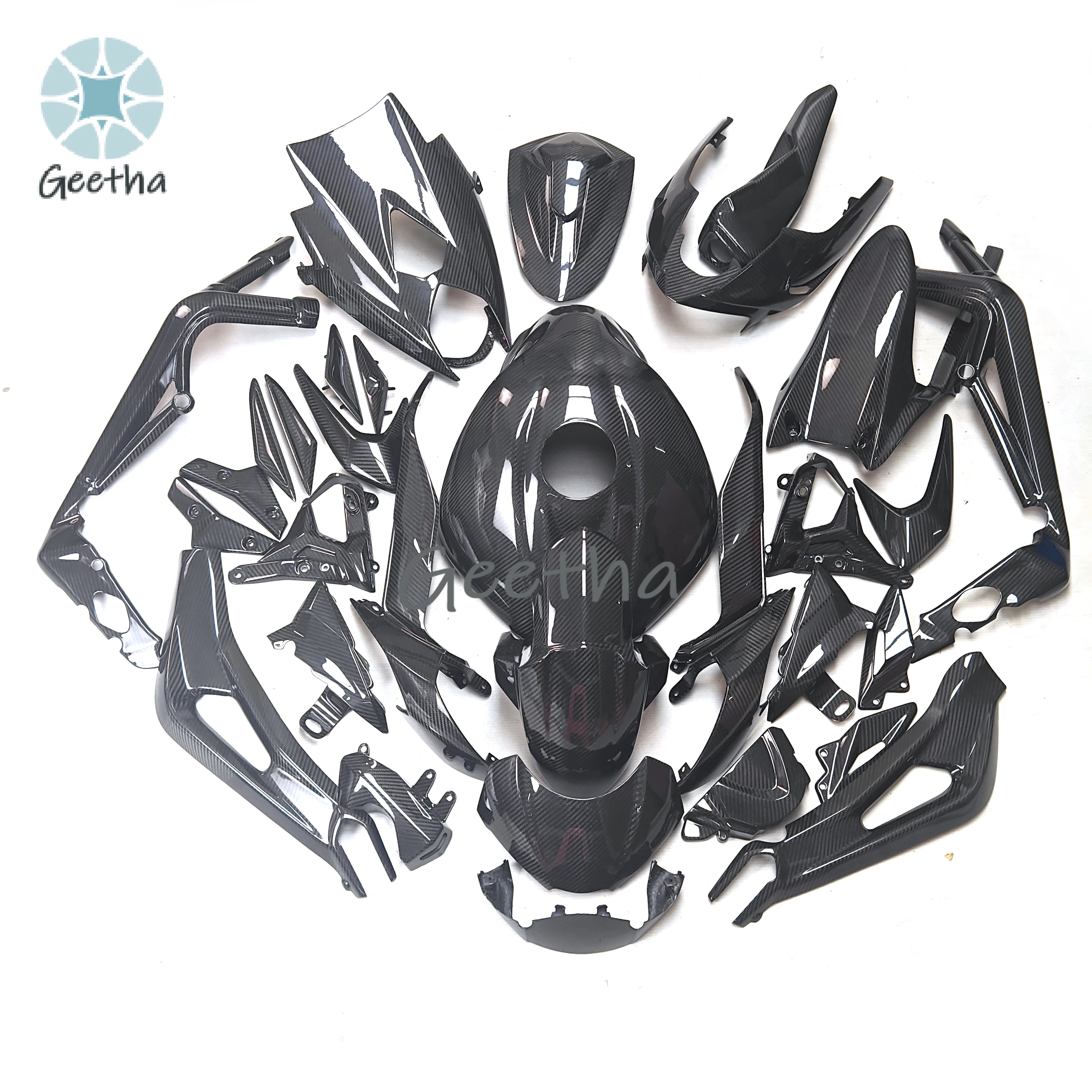 For Pure Carbon Fiber Fairing Bodywork For Triumph Street Triple 765