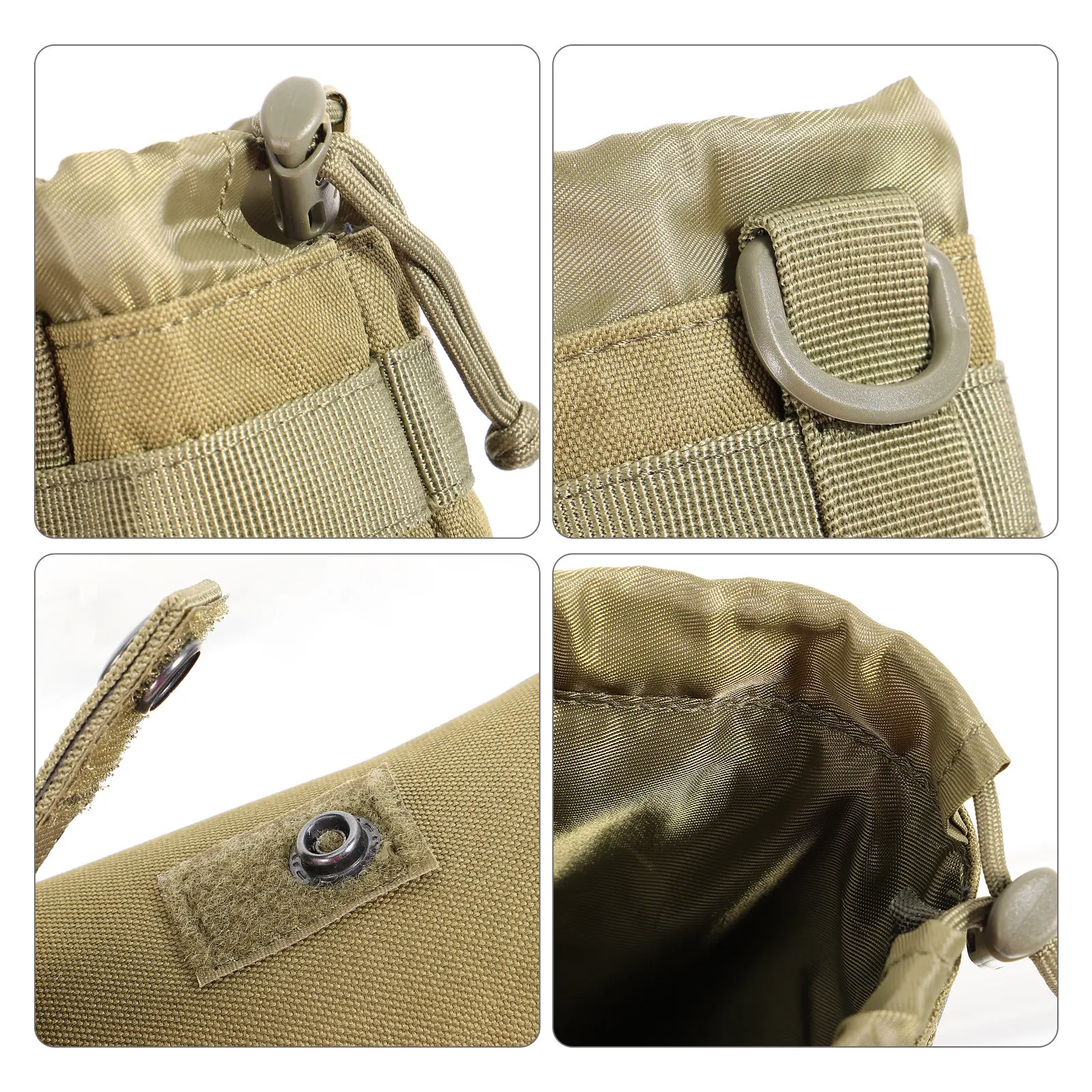 

Water Kettle Carrier Pouch Backpack Attachment Antiwear Bottle Bag Hiking Traveling Fitness Cycling Protection