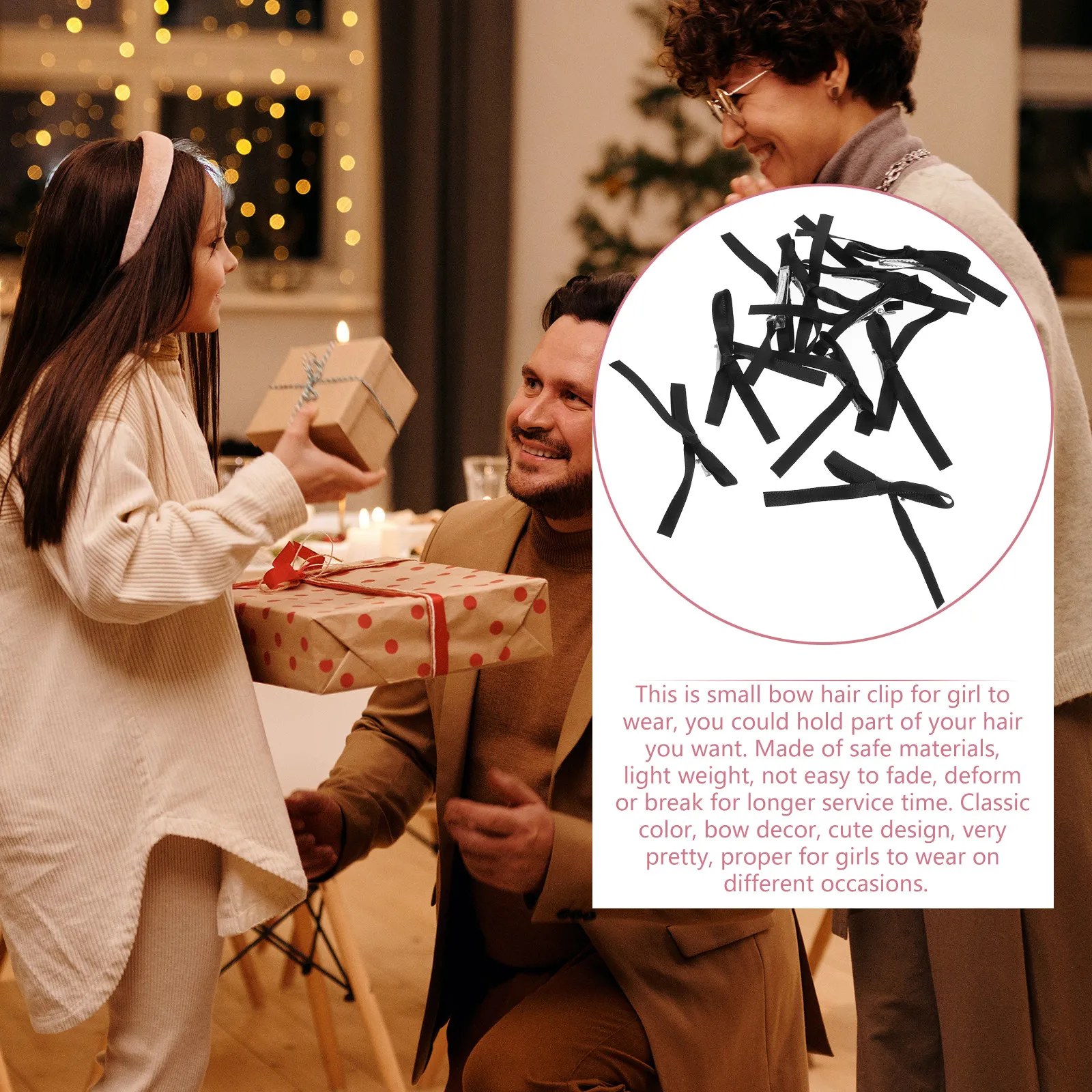 

10 шт. маленьких заколок для волос с бантиками для женщин, декоративные зажимы для волос, милые аксессуары с бантиками для девочек, украшения для волос для девочек