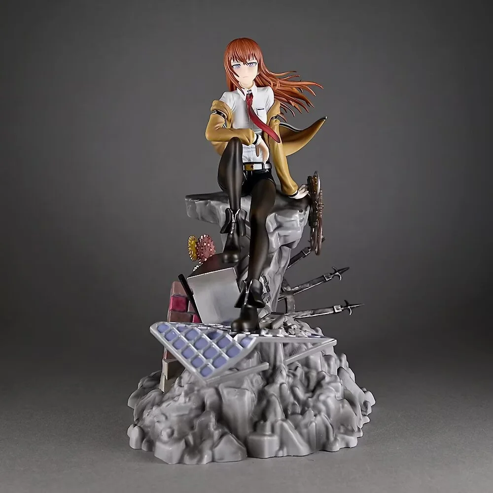 

Anime Steins Gate Makise Kurisu GK PVC Action Figure Collectible Model Doll Toy 25CM