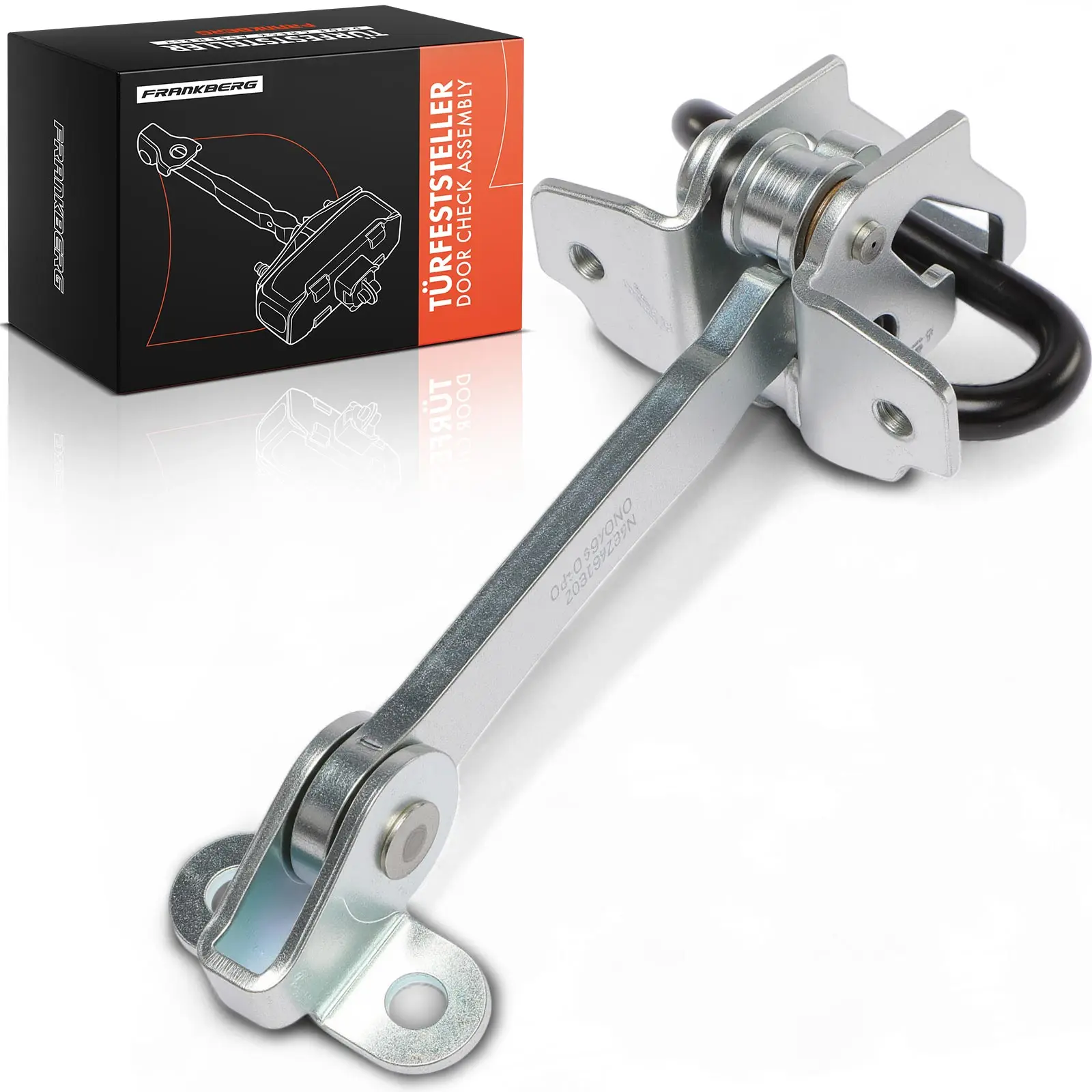 Frankberg 1x platen deurvangriem Achterdeurstop voor Fiat Palio Weekend Siena Strada Pick-up 6004-00-0041P 46845412
