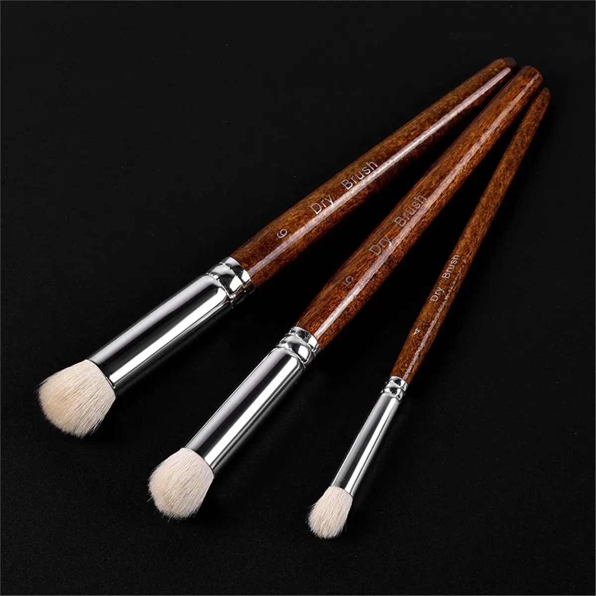 ABNH Yutiars Miniature Painting Drybrush Set, Acrylic Texture Brushes for Detailed Artwork A