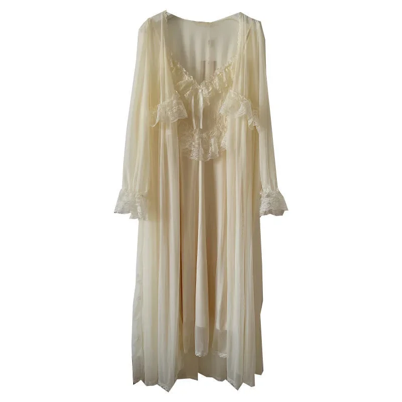 الفرنسية الحلو خمر فستان جنية المرأة 2025 الخريف الدانتيل مثير فستان كوري غير رسمي الإناث المحكمة الشيفون أنيقة فساتين بحزام طويل