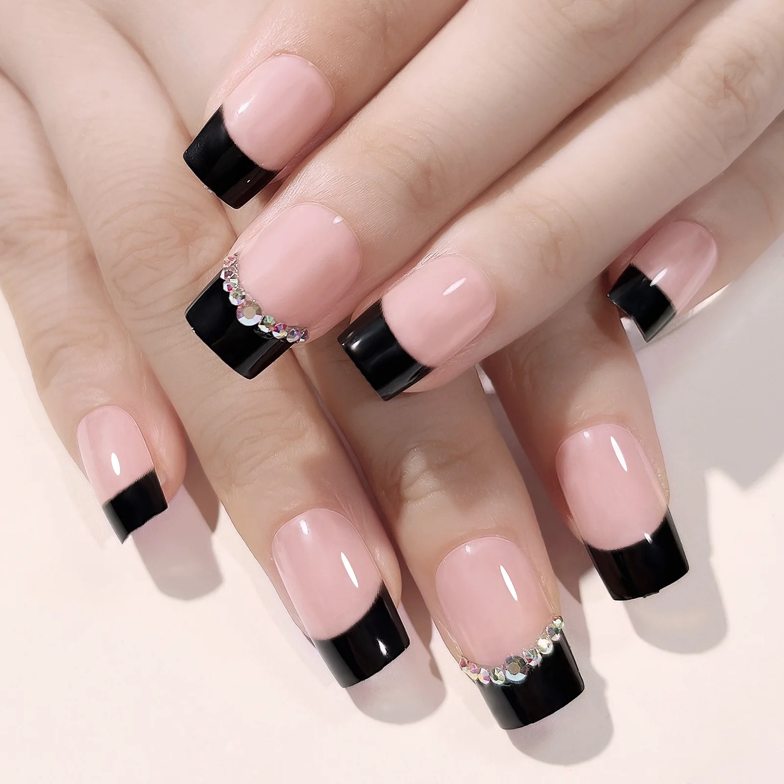 منتصف مربع حجم واحد 100 قطع أظافر صناعية نصائح الأظافر استعادة حجم 3 4 5 6 الأظافر وهمية غطاء كامل الأظافر نصائح الأظافر الفنية #6