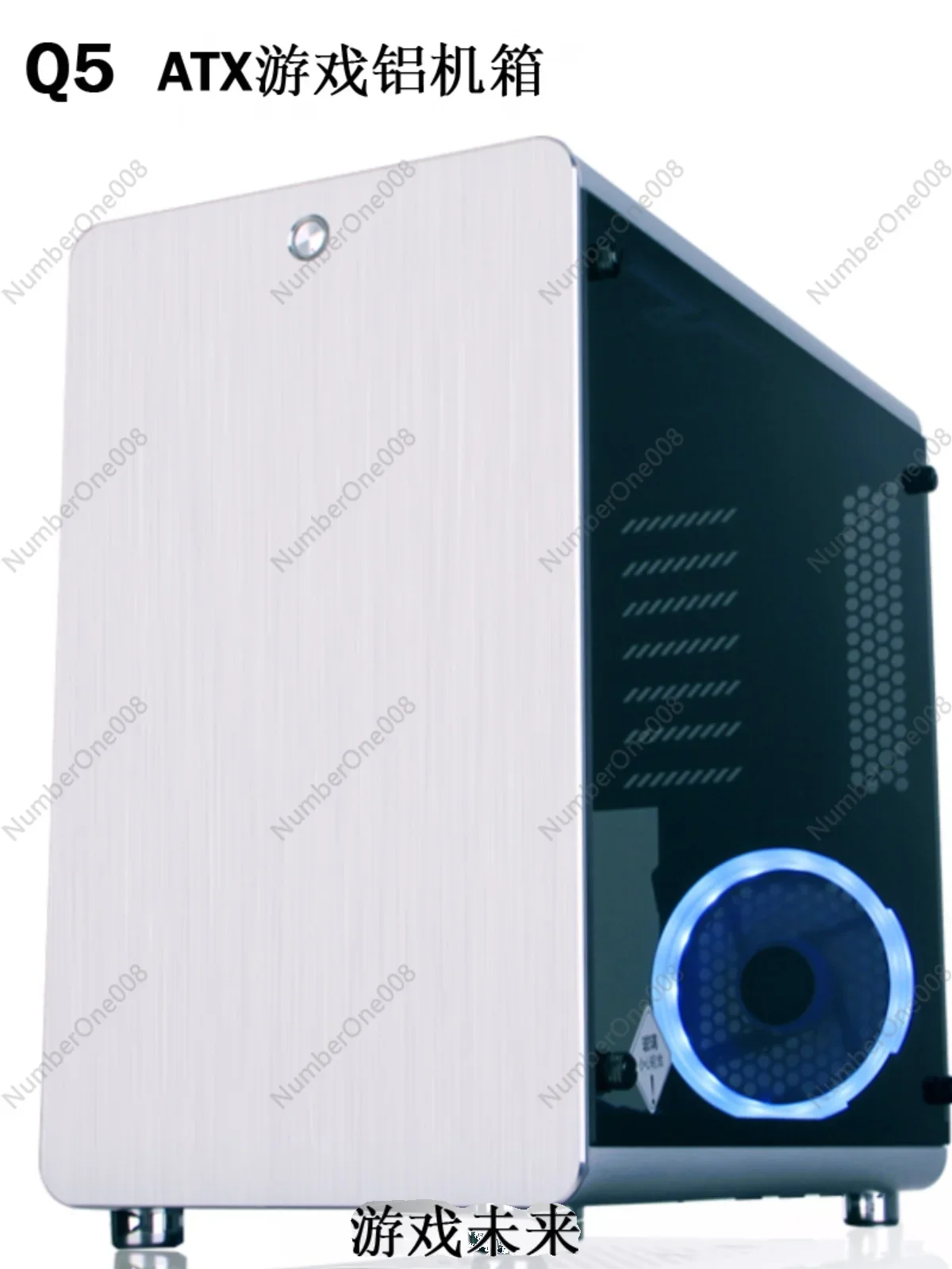 SKTC Q5 Aluminum Shell Iron Architecture ATX Large Board Large Power Supply High-end Chassis Supports 320 Graphics Card