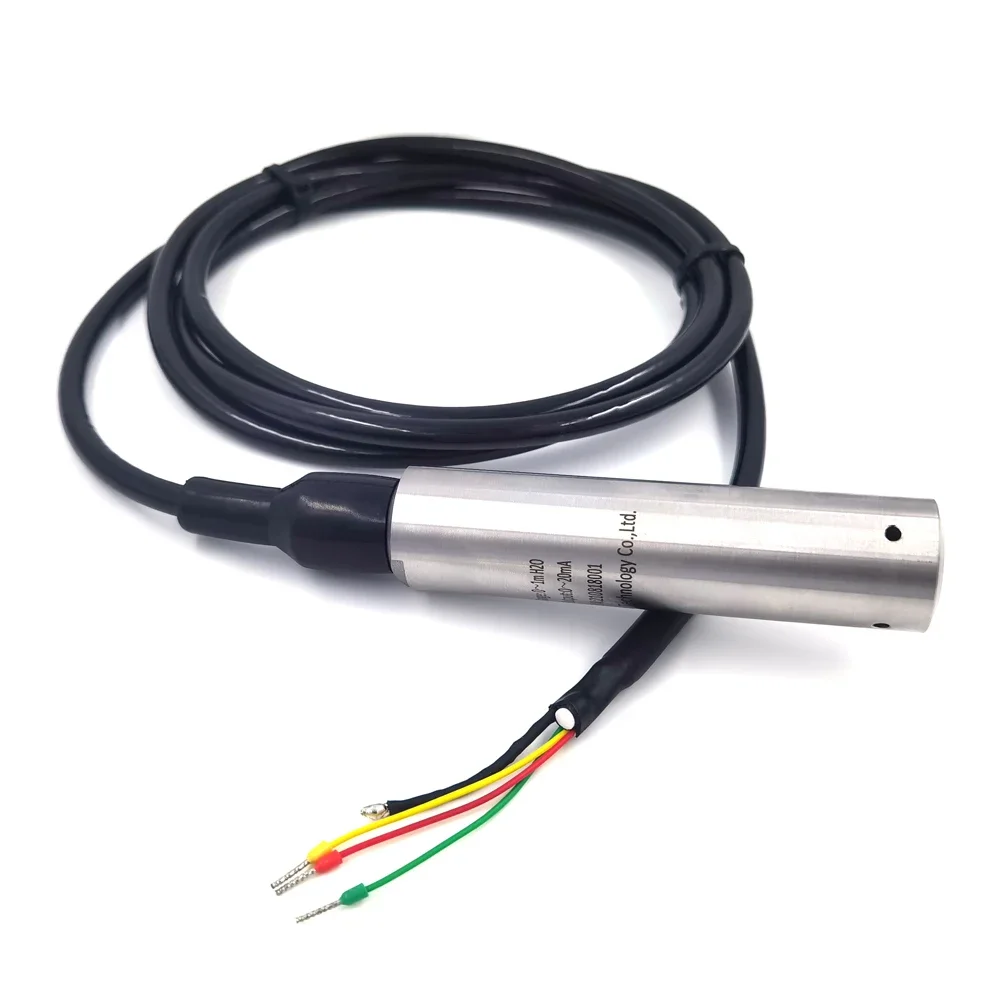 4-20mA customized  Durable Submersible Liquid Level Transmitter piezometer Water tank Level Probe Sensor