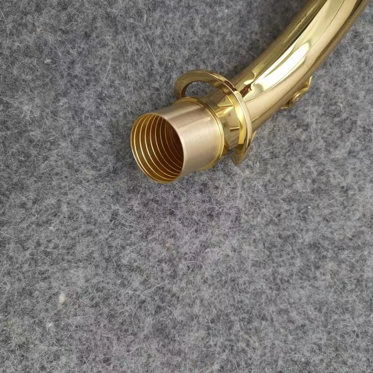 Gold Brass Extended Tenor Sax Neck Improve Saxophone Tone & Sound Quality