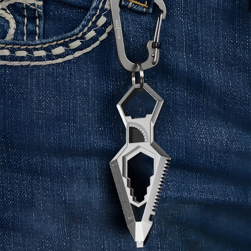 EDC Multi-functional Multi-purpose Sword, 10 In 1 Multitool Tool With Bottle Opener, Protractor, Dual-Scale Ruler
