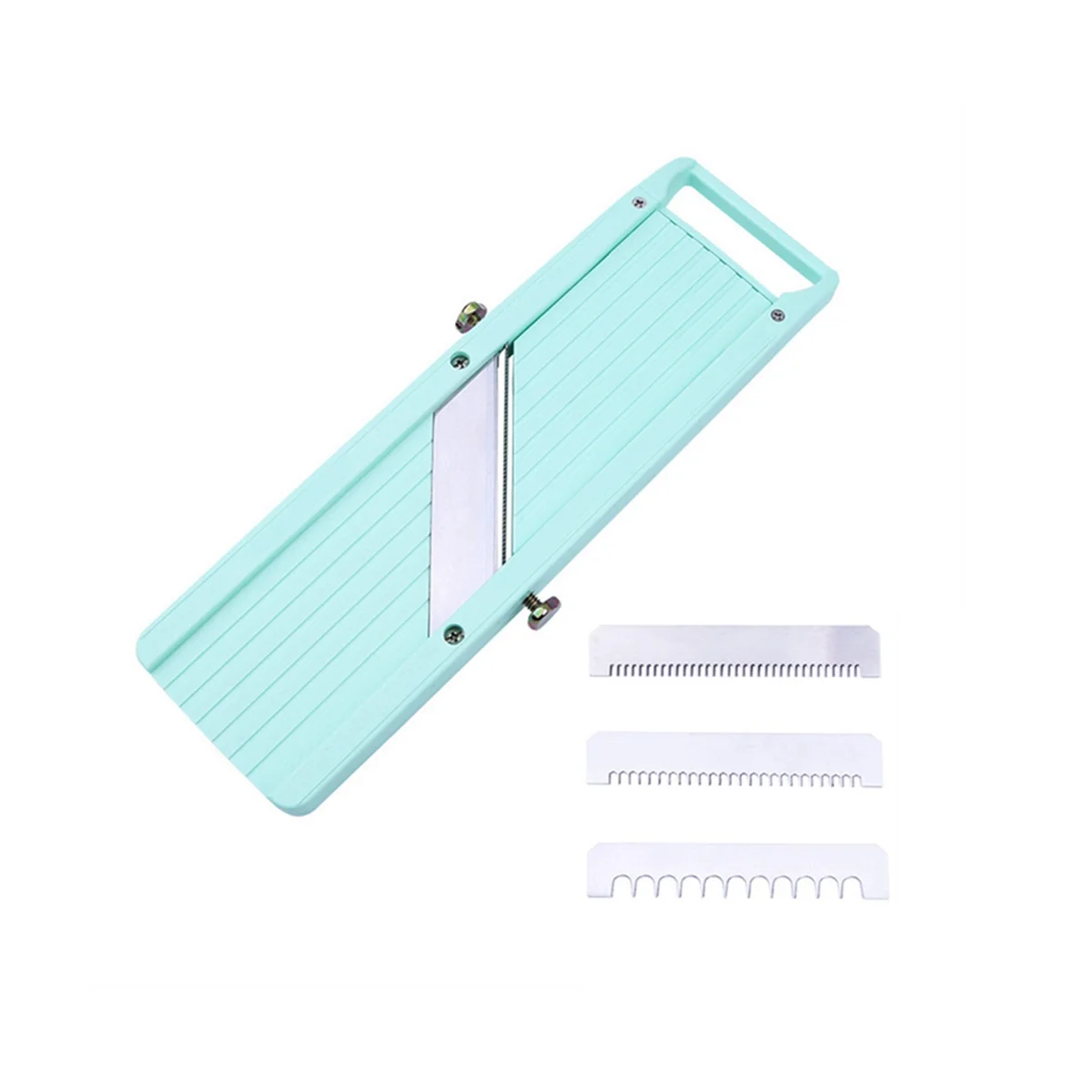 Rallador de 3 cuchillas, rebanador Manual ajustable, rallador plano, tabla de cortar, rallador de nabo, rallador, rebanador Manual, 33 dientes