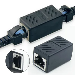 RJ 45 Connector Female To Female Ethernet CAT6 Coupler Cat7 Cat5e Network Cable LAN UTP Inline Conector Extender Adapter