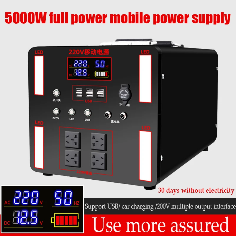 Wholesale Super Green Energy 5000wh Portable Solar Generator Battery Energy Storage System Usb Power Station