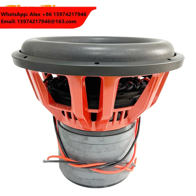 Big Power RMS 4000w Car Bass Woofer Subwoofer Dual 2ohm 15 Inch Car Subwoofer With 7 Magnets