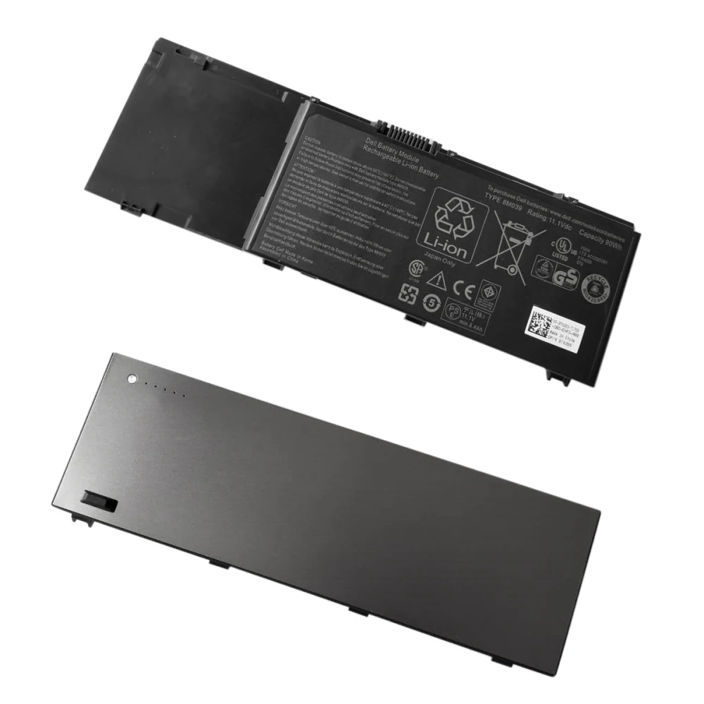 Batterie d'ordinateur portable pour DELL Precision, 11.1V, 90wh, C565C, 5KBahn, DW554, M6400, M6500, M2400, 8M039, vention 854, 312-0868, 312-0873, Nouveau