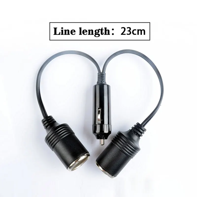 12/24V Car Cigarette Lighter Dual Port Cigarette Lighter Socket Socket Power Charger Splitter Connector Dual Power Output 10A
