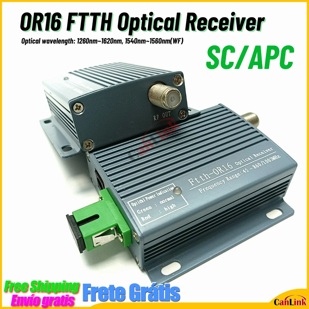 OR16  Fiber RF Converter Optical Receiver FtthWithout Filter Designed For CATV FTTH Network