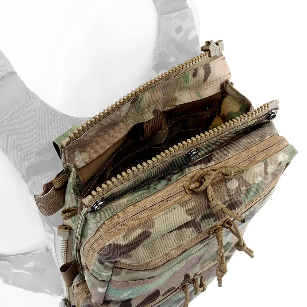 LV-119 เสื้อกั๊กยุทธวิธีฟังก์ชั่นชุดขยาย Assault Expansion Backboard