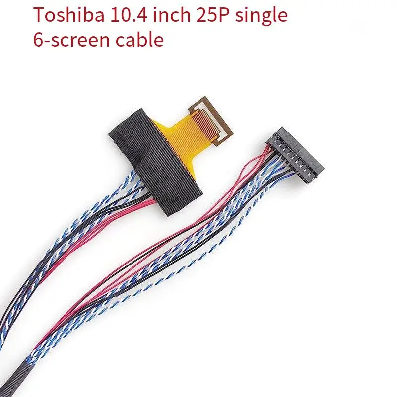 For Toshiba 10.4 inch LTD104 screen line Lehua conventional line small FPC-25P single 6 defines 0.4MM spacing