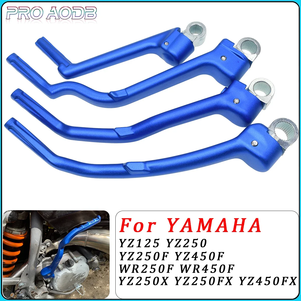 

Motorcycle CNC Forged Kick Start Starter Lever Pedal For Yamaha YZ125 YZ250 YZ250X YZ250F YZ450F YZ250FX YZ450FX WR250F WR450F