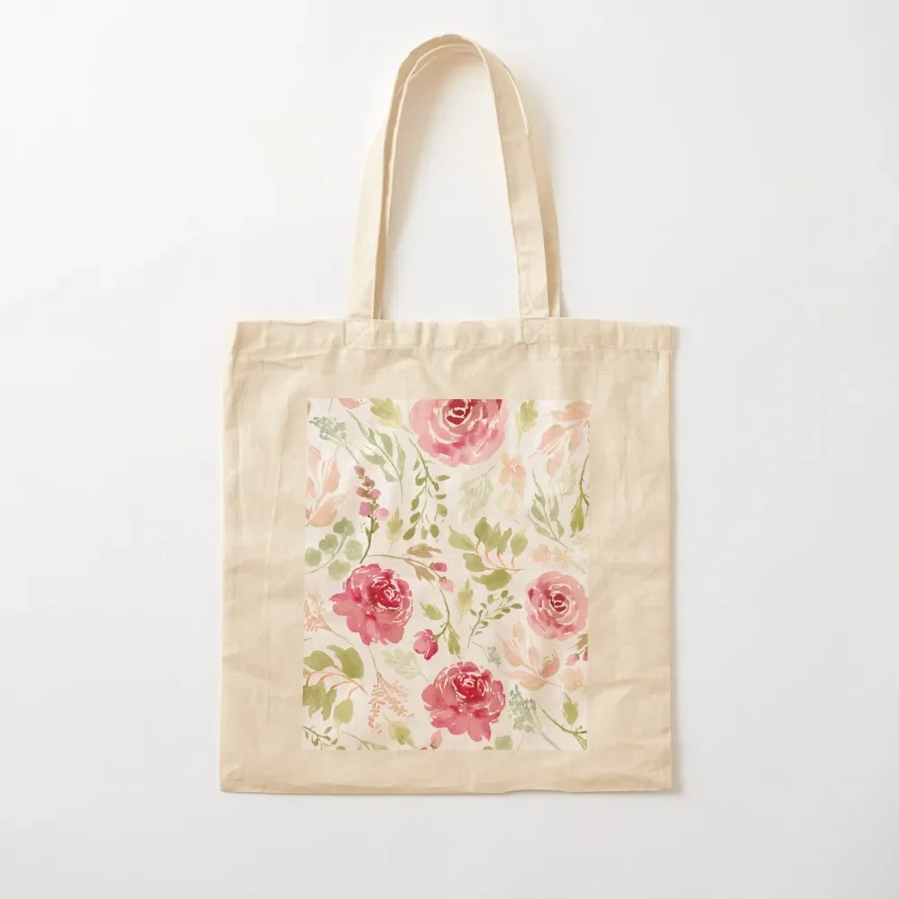 

Dainty whimsy watercolor florals Tote Bag reusable grocery bags bags woman 2025 Tote Bag