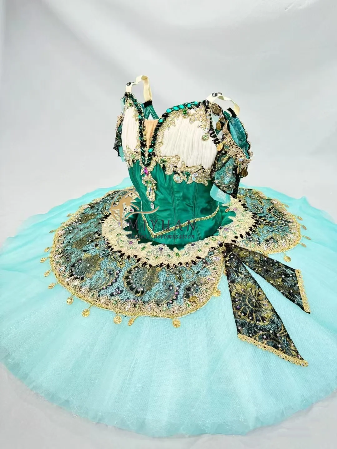 2024 New Esmeralda Girl Variations Emerald Ballet performance tutu skirt for adults and children