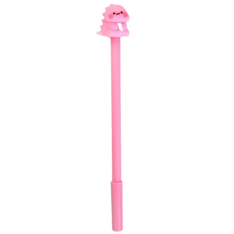 10Pcs/Lot Cute Cartoon Bear Cat Dinosours Gel Pens Kawaii Animal Black Ink Writing Pencil Kids School Office Supplies Gifts view 6