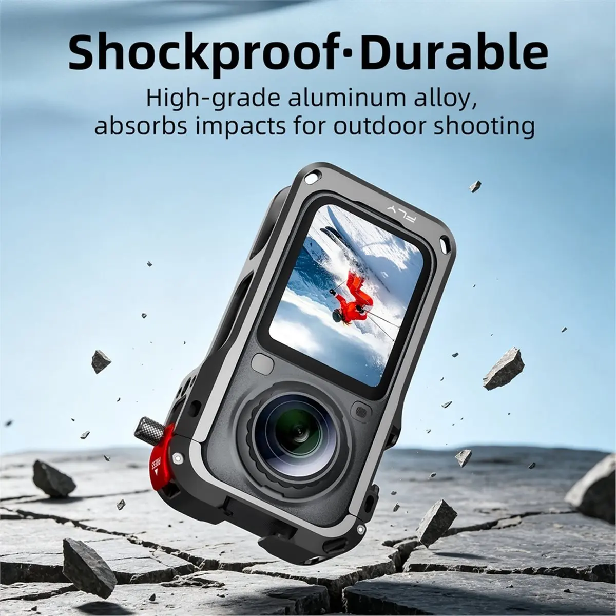 Metal Protective Frame for X6 Camera Cage with Dual Cold Shoe+1/4