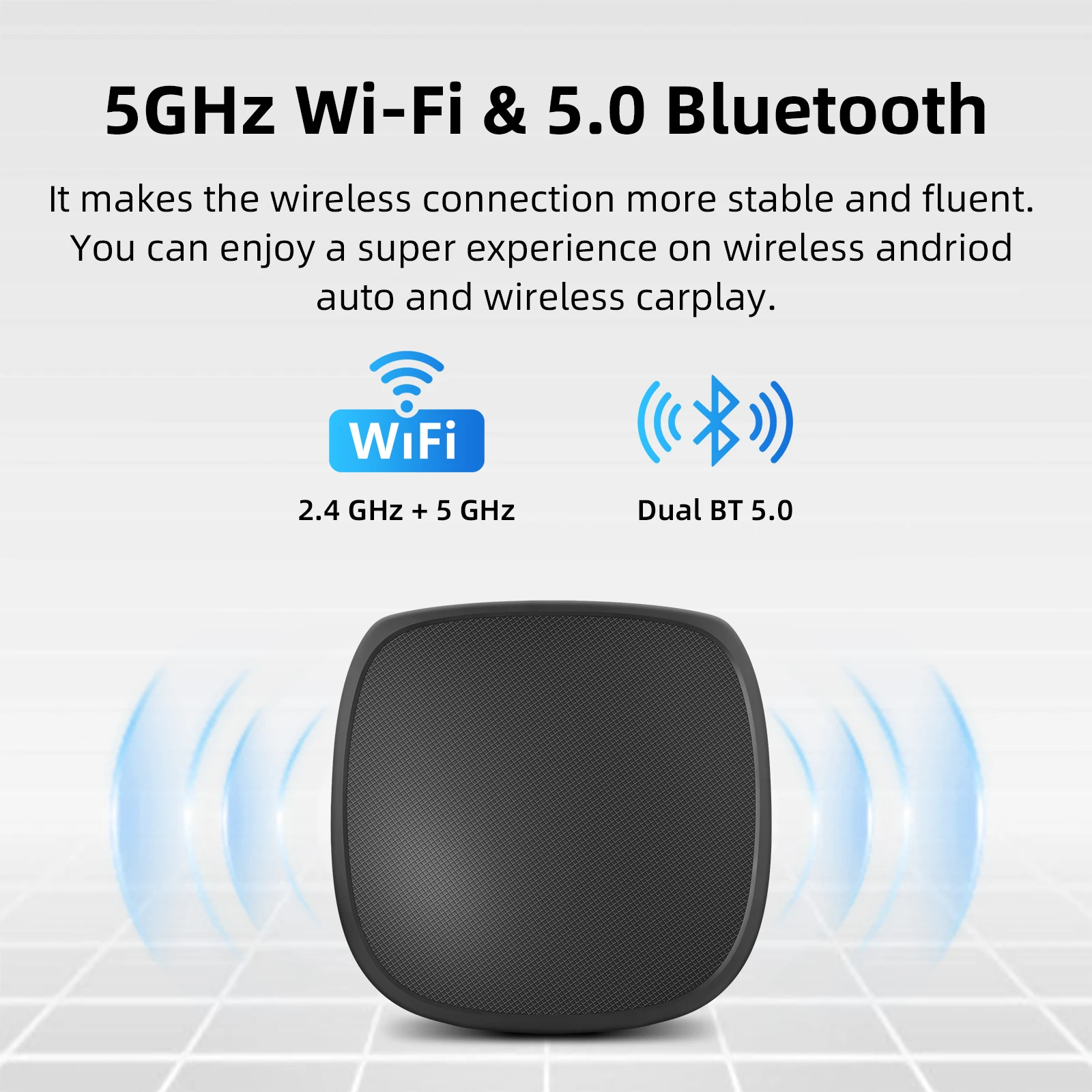 Android 13 CarPlay Android Ai Box سلكي إلى Android اللاسلكي Qualcomm Octa-core 8+128G Netflix Youtube، توصيل وتشغيل 4G مدمج