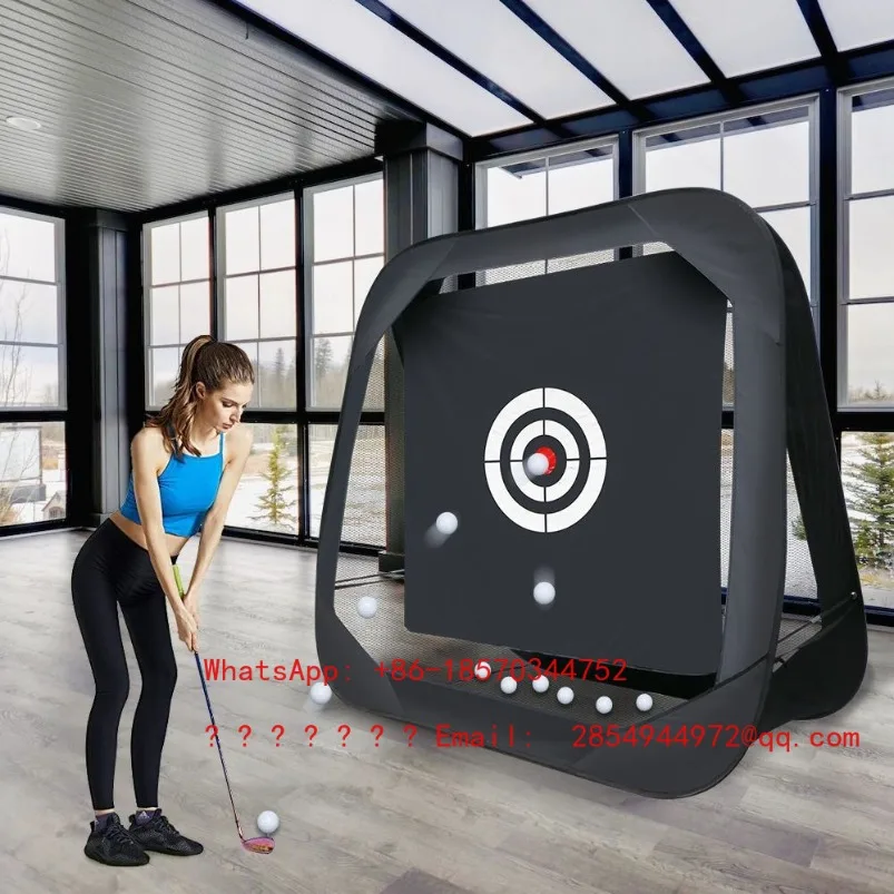 New Golf Practice Net, Swing Cutter Practice Net, Foldable and Convenient To Carry Indoor and Outdoor Trainers