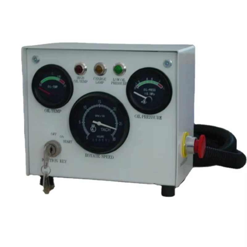 Control Panel 3 meters detect engine speed, oil temperature and oil pressure