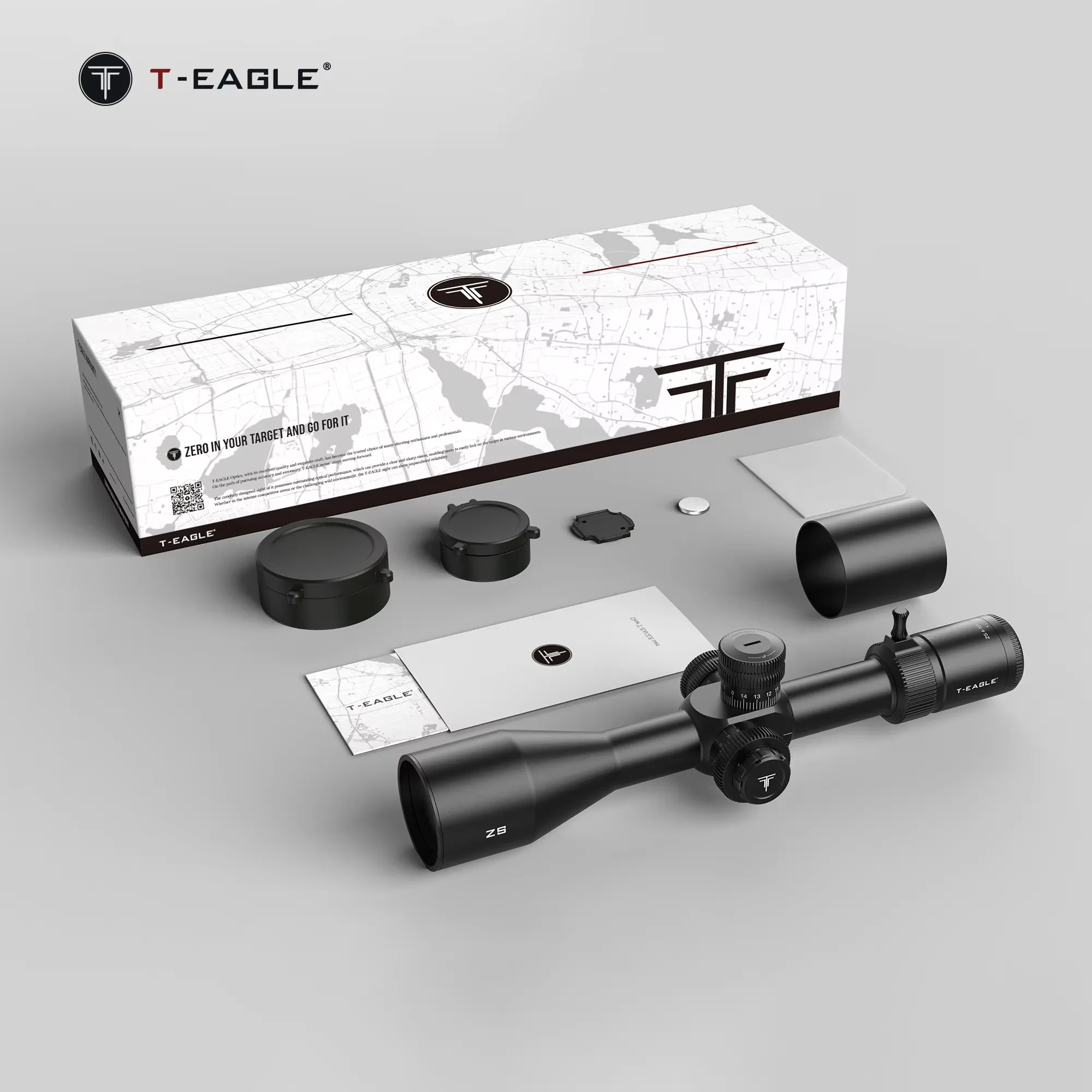 

T-EAGLE ZS 4-16X50 SFIR FFP Hunting Outdoor Optics Tactical Sight Shockproof Zero Stop Scope