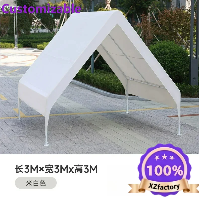 Factory Direct 2026 Internet celebrity triangle camp rain tent catering barbecue simple house type shed camping windproof outdoo