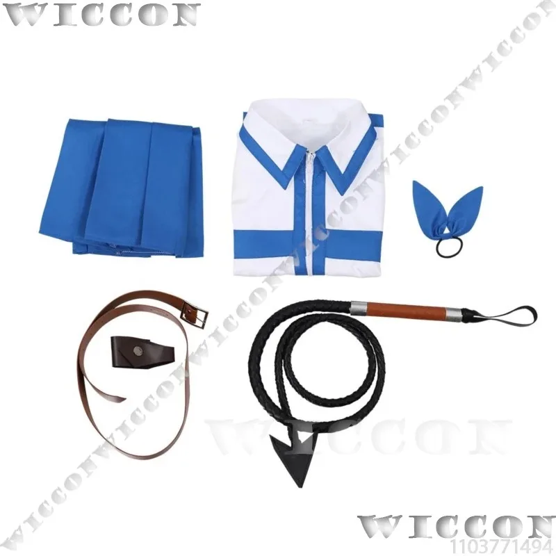 Lucy Heartfilia FAIIRY Anime Cosplay TAIL Costume Prop Whip Blond Wig Headwear Skirt Sexy Girl Women Outfit Halloween Customized