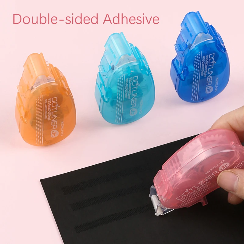 1pc Japan KOKUYO Dot Glue Dot-shaped Double-sided Adhesive Transparent Replaceable Core Student DIY Tool Sticker Paste Supplies