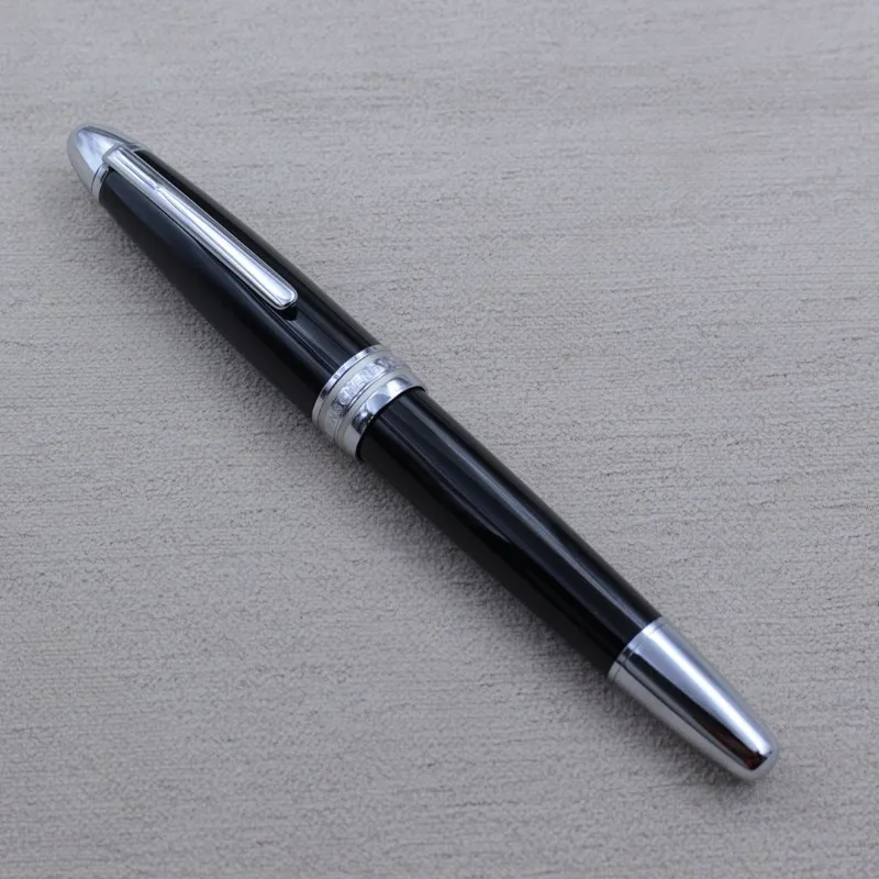 

Шариковая ручка PENCHENG Piano Black, полностью медная 146, F 0,5, роскошная ручка для офиса и практики, ручка для письма и каллиграфии с подписью