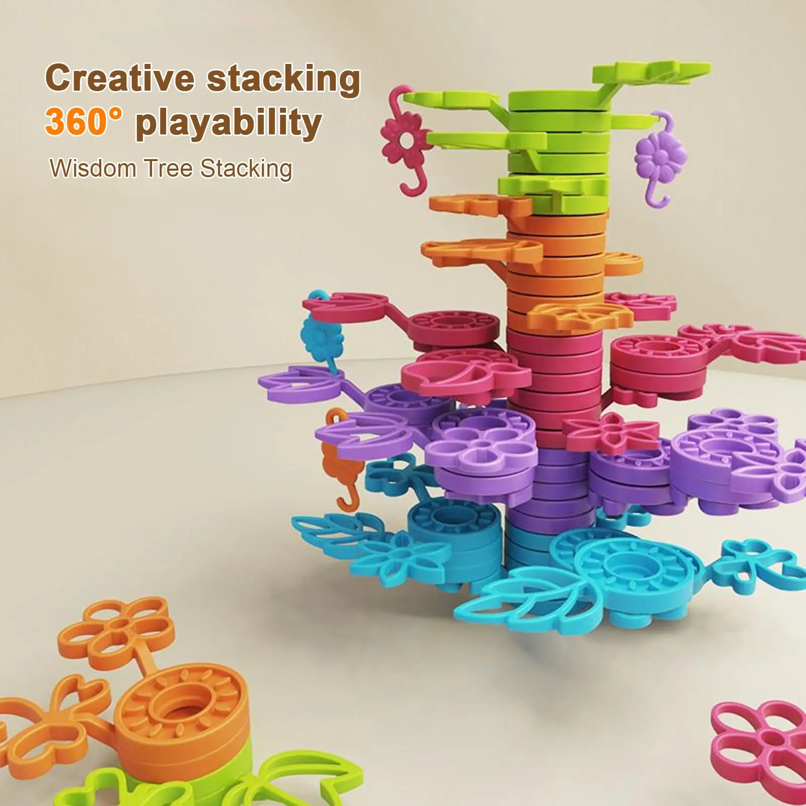 ตัวต่อบล็อกของเล่นเสริมพัฒนาการสำหรับเด็กผู้ชาย อายุ 3 ปี อนุบาล ชั้นเรียน บ้าน ของขวัญวันเกิด วันคริสต์มาส