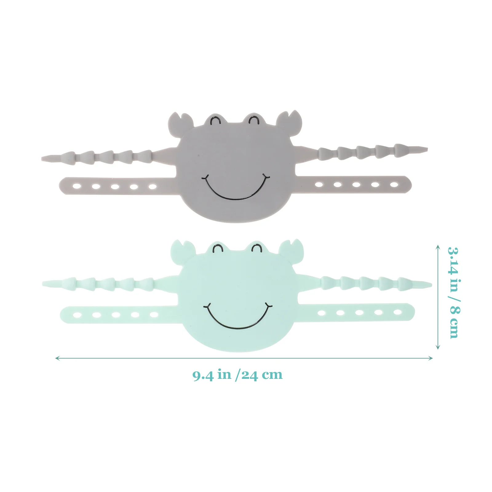 2 szt. Ciche nakładki na zatrzaski drzwi dla dzieci, ogranicznik otwarcia drzwi, zapobiegający stukaniu, blokujący hałas, ochrona, do domu, biura, szkoły