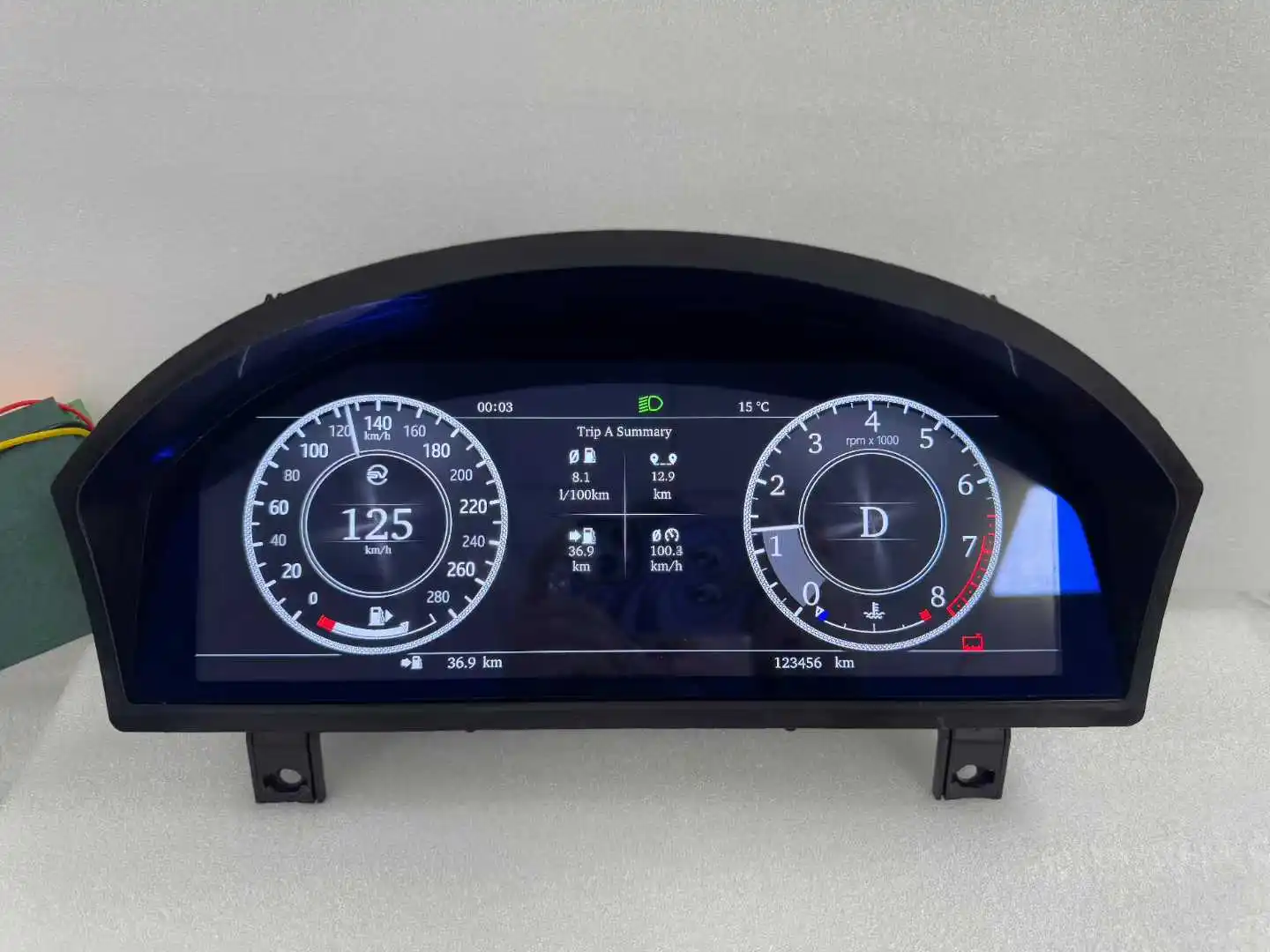 سيارة جديدة LCD لوحة القيادة الرقمية لوحة أداة افتراضية العنقودية LCD عداد السرعة لاند روفر سبورت/ديسكفري 3 2005-2009