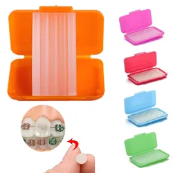 5pcs/box Dental Orthodontic Wax Fruit Flavour Orthodontic Wax For Oral Abrasion Reiieffrom Gum Irritation Oral Care Products