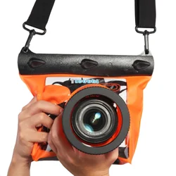 Underwater 20M/65ft  Diving Camera Housing Case Pouch Dry Bag Camera Waterproof Dry Bag for Canon Nikon Sony DSLR SLR GQ-518M