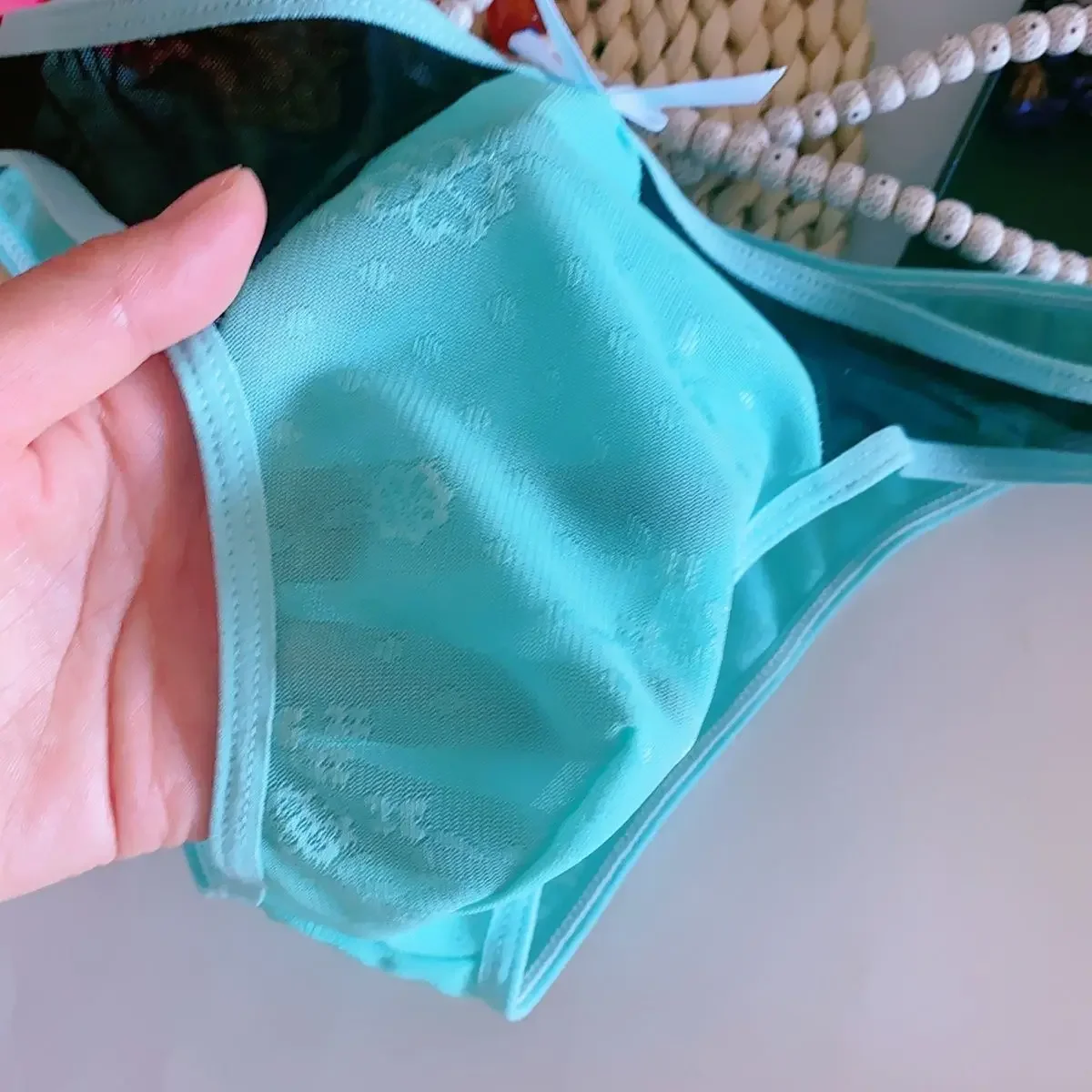 Bragas florales para hombre, calzoncillos sexis con lazo Sissy, espectáculo en vivo, baile, disfraces de fiesta FKK, regalos BF, cintura baja, Sexy y cómodo