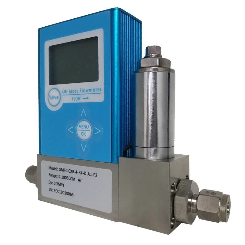 compressed air flow sensor flowmeter control