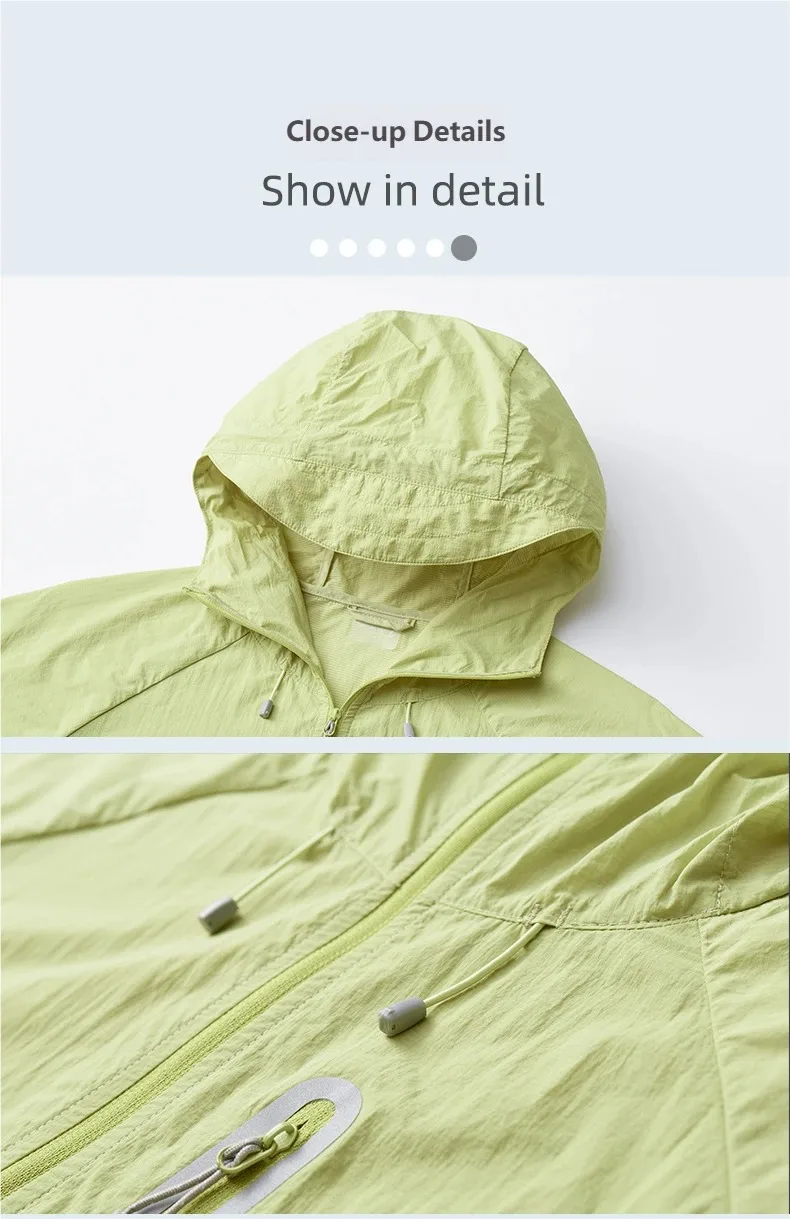 Women's Lightweight Hooded Hiking Jacket for Outdoor Layering