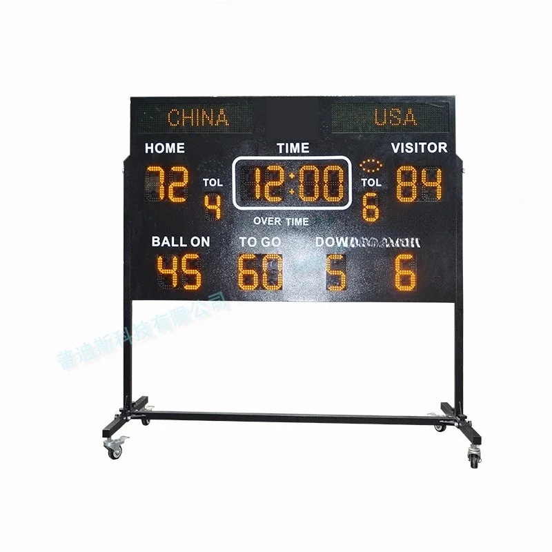 LED football scoreboard, outdoor waterproof led football scoreboard, scoreboard